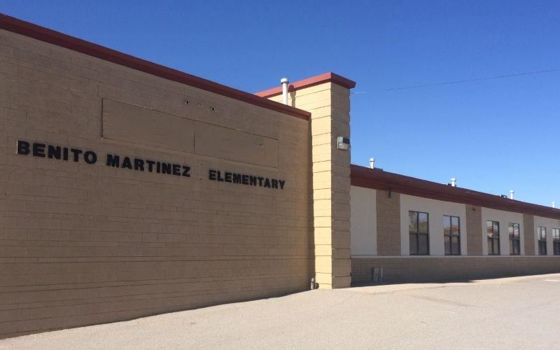 front of school